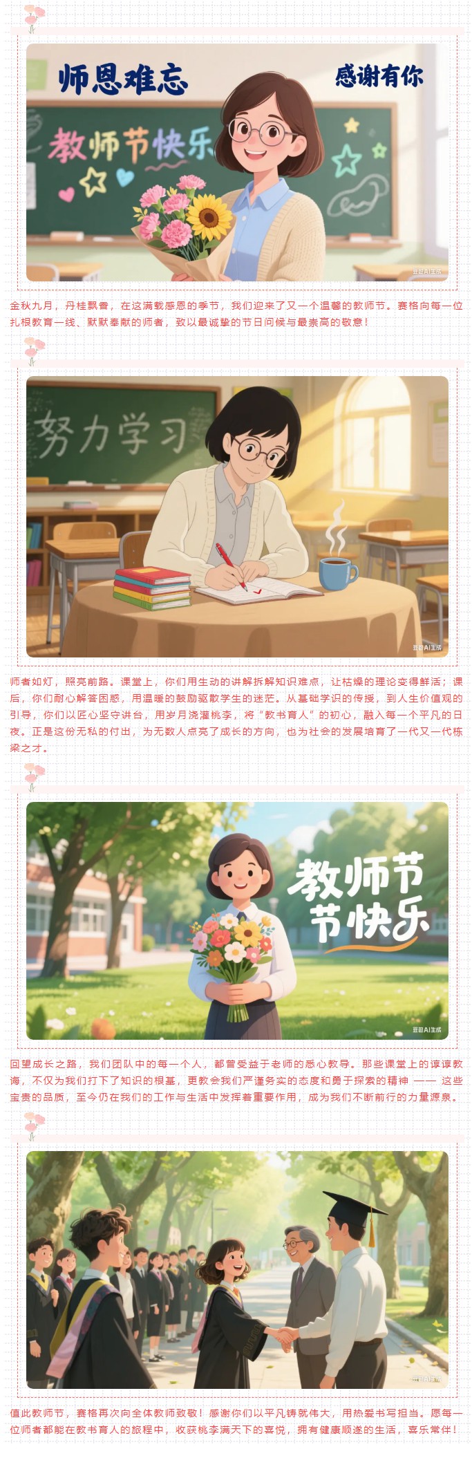 感恩有您 照亮前行 — 祝老師們節日快樂(lè )！_副本